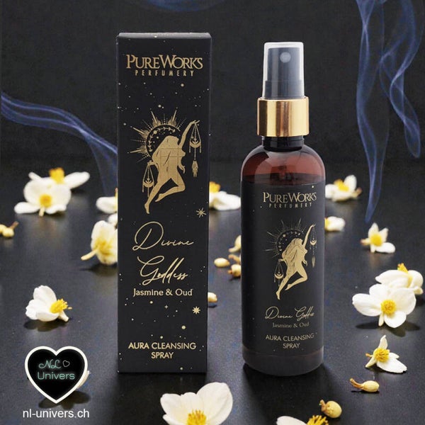Vaporisateur et spray d'ambiance aura Divine Goddess jasmin & oud