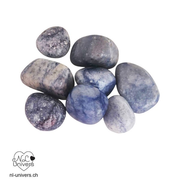 Quartz bleu roulé