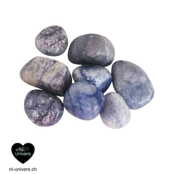 Quartz bleu roulé