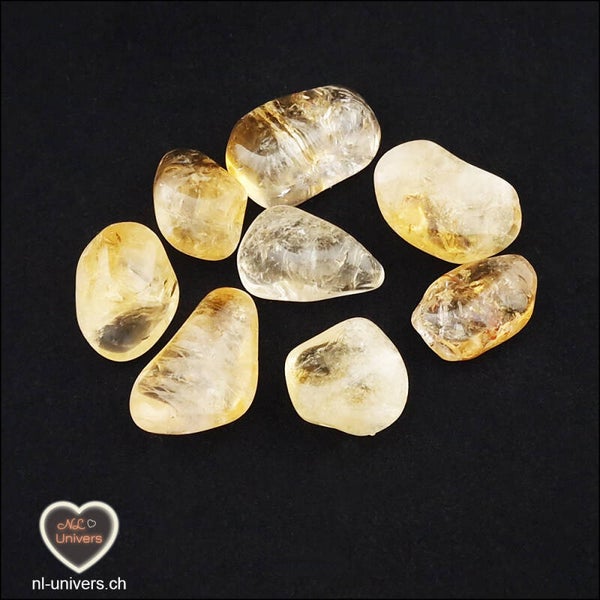 Quartz citrine roulée