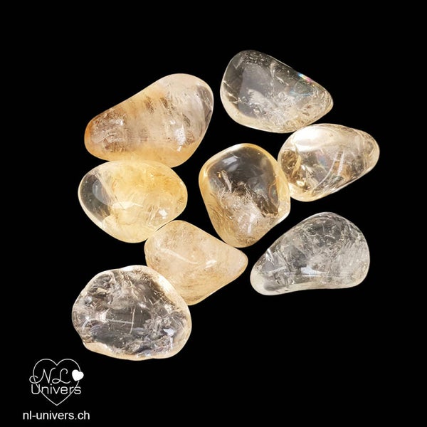 Quartz citrine roulée