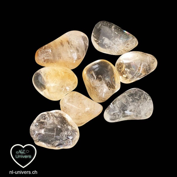 Quartz citrine roulée