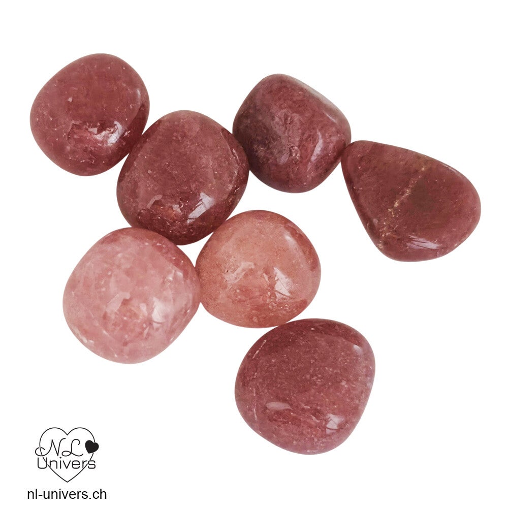 Quartz fraise roulé
