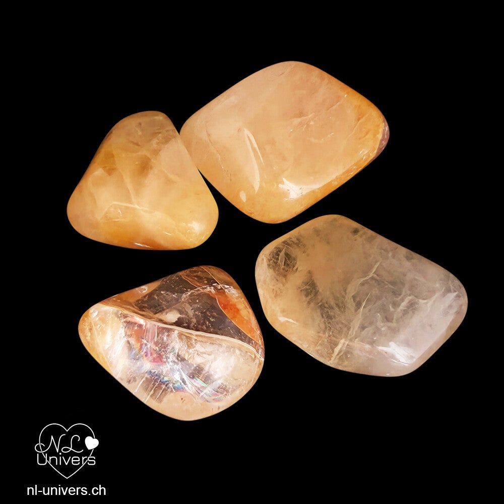 Quartz Hématoïde jaune roulé