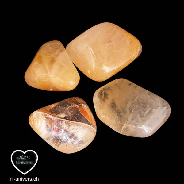 Quartz Hématoïde jaune roulé