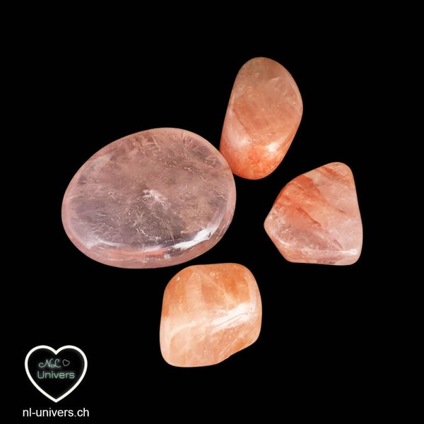 Quartz Hématoïde rose roulé