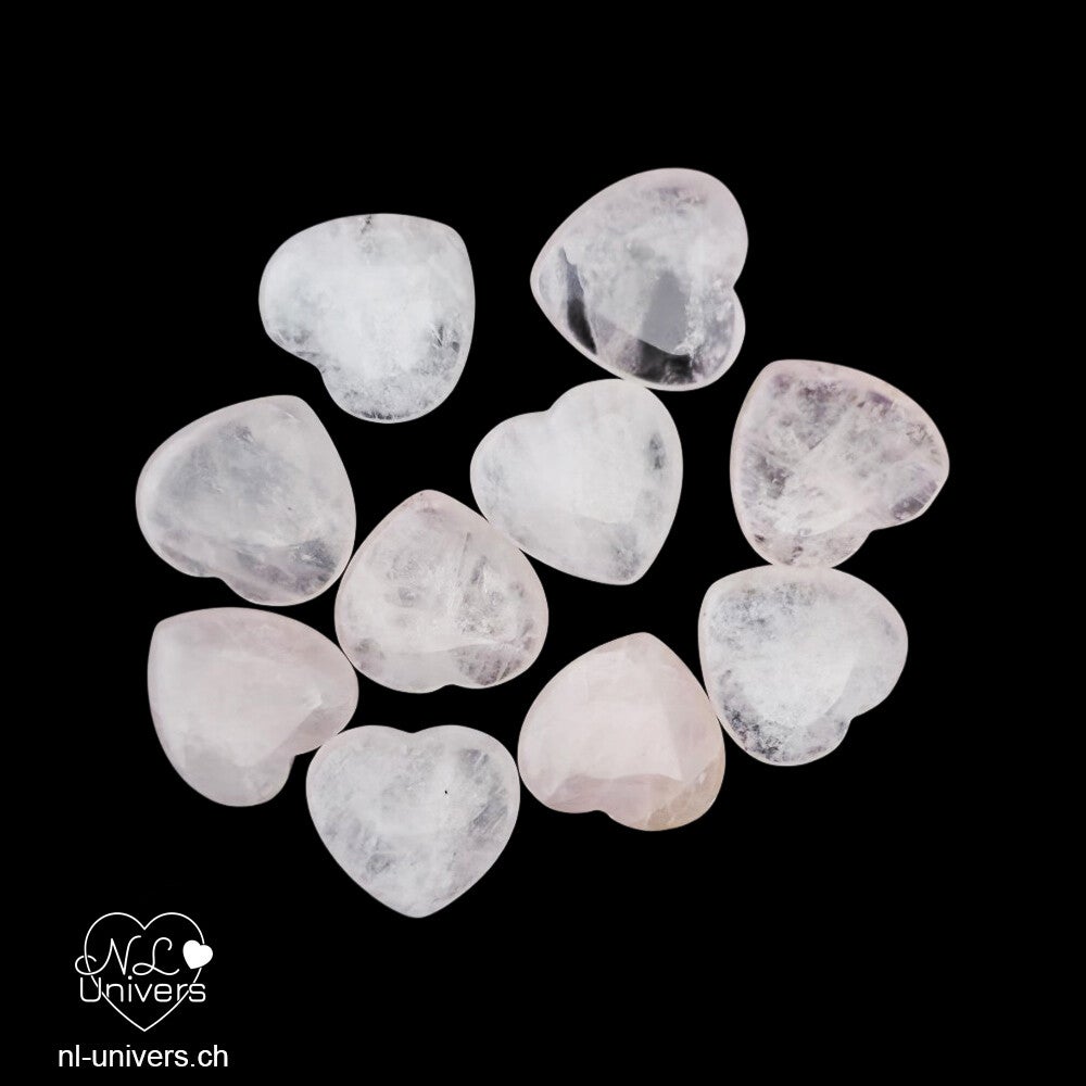 Quartz rose coeur