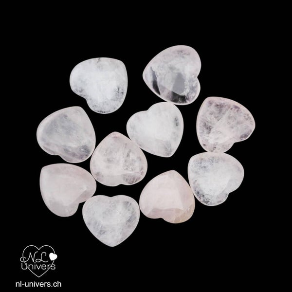 Quartz rose coeur