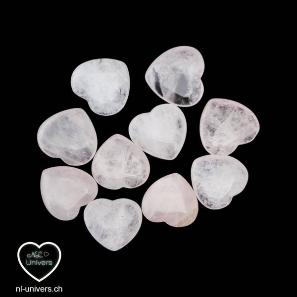 Quartz rose coeur