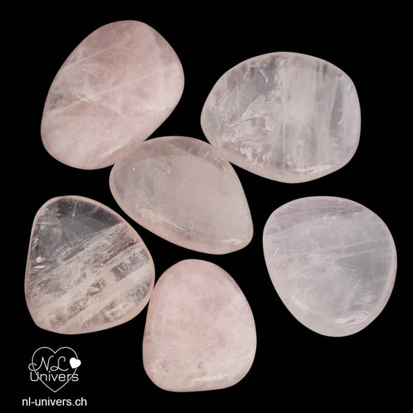 Quartz rose galet