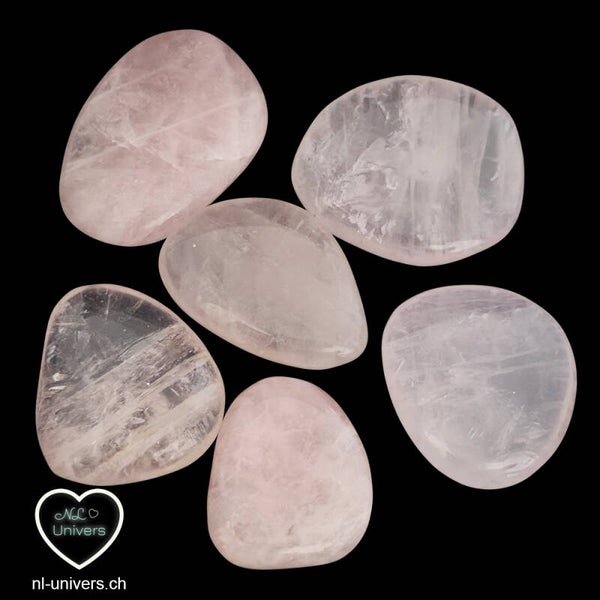 Quartz rose galet