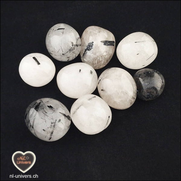 Quartz Tourmaline noire roulée