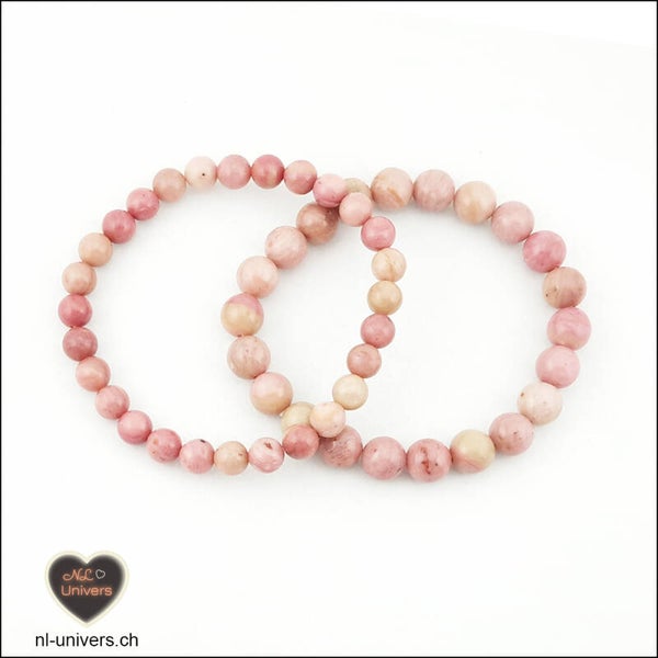 Bracelet Rhodonite rose