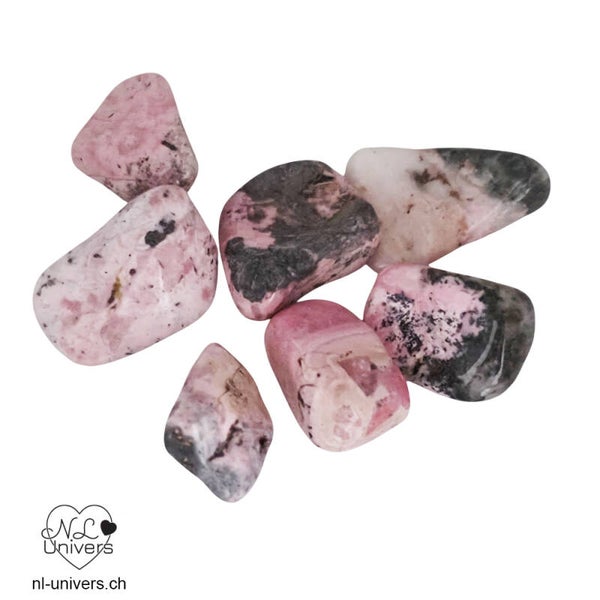 Rhodonite rose roulée