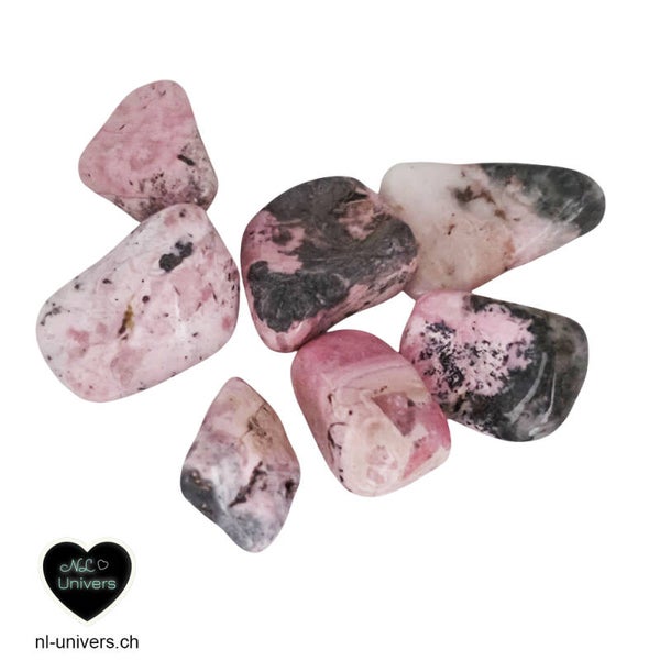 Rhodonite rose roulée