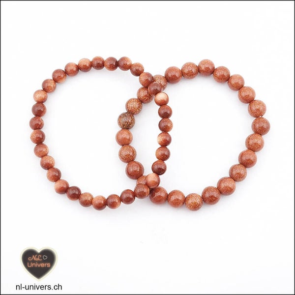 Bracelet Rivière d'or brun