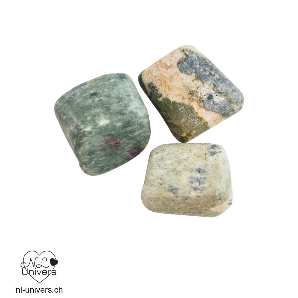 Rubis Fuchsite roulé