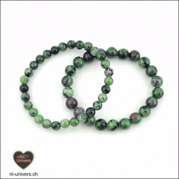 Bracelet Rubis-Zoïsite