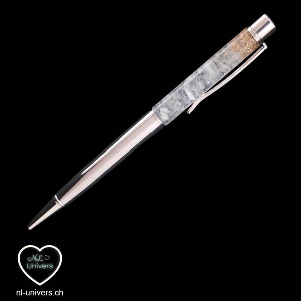Stylo orgonite Aigue-Marine