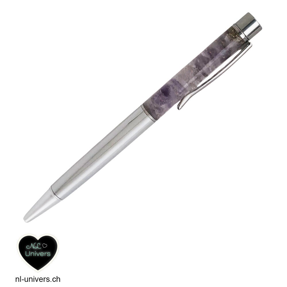 Stylo orgonite Améthyste