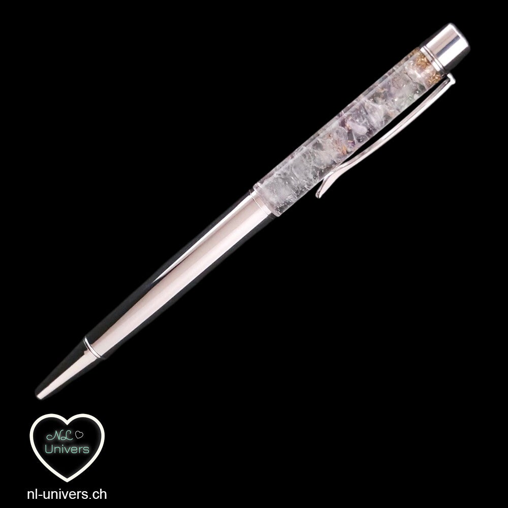 Stylo orgonite Fluorite