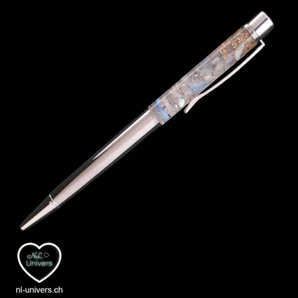 Stylo orgonite Labradorite