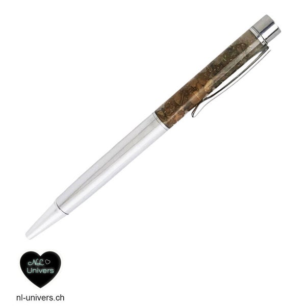 Stylo orgonite Œil de tigre