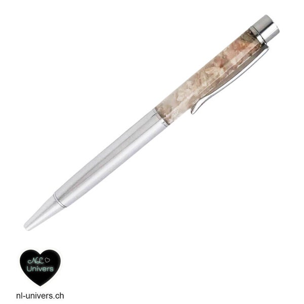 Stylo orgonite Pierre du soleil