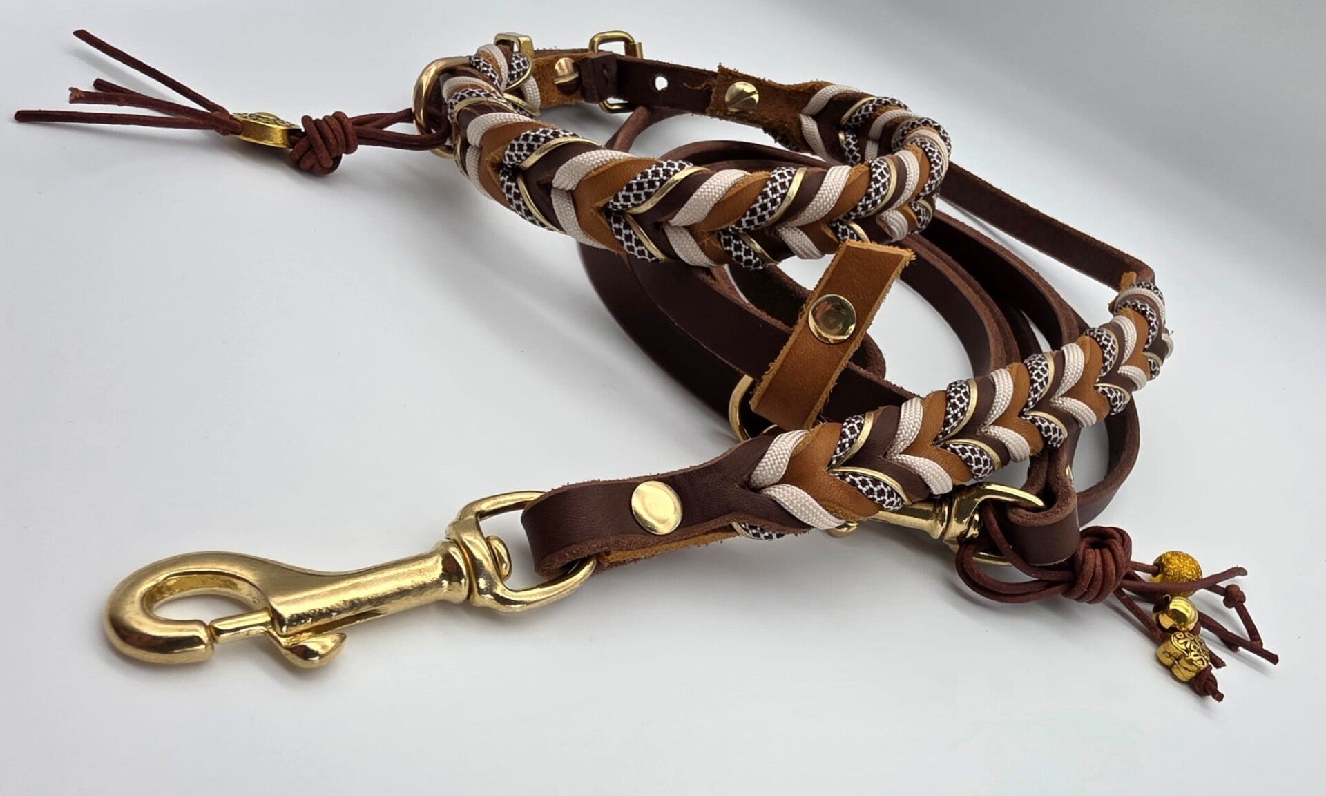 Fettleder Halsband Kyoto