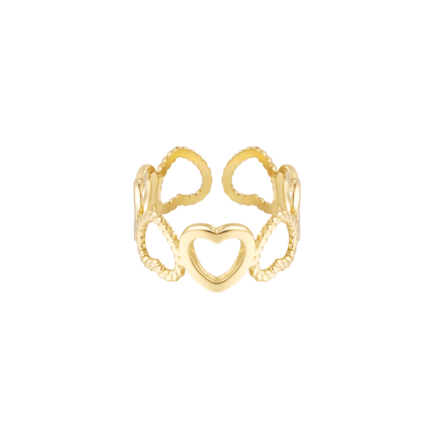 Love all over ring goud