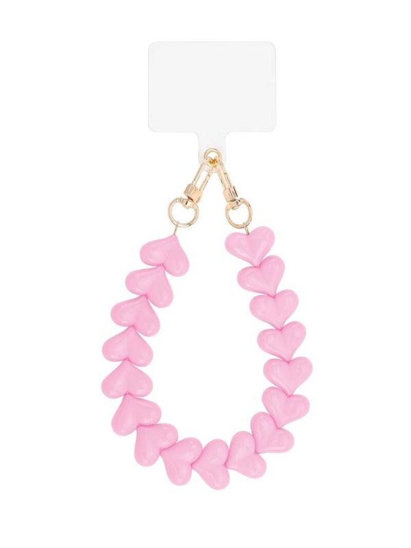 Pink hearts telefoonkoord