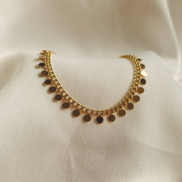Coins armband goud