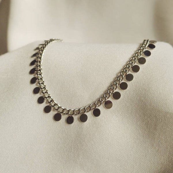 Coins armband zilver