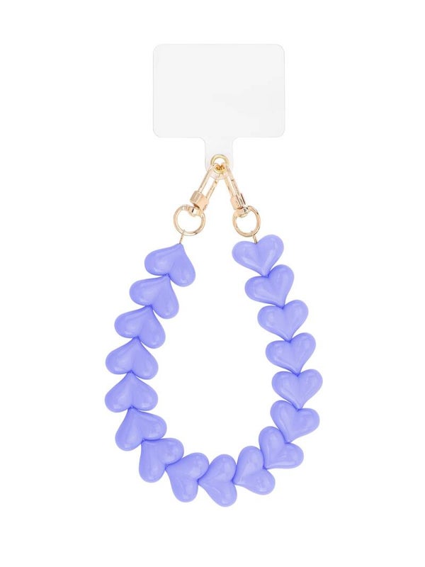 Purple hearts telefoonkoord