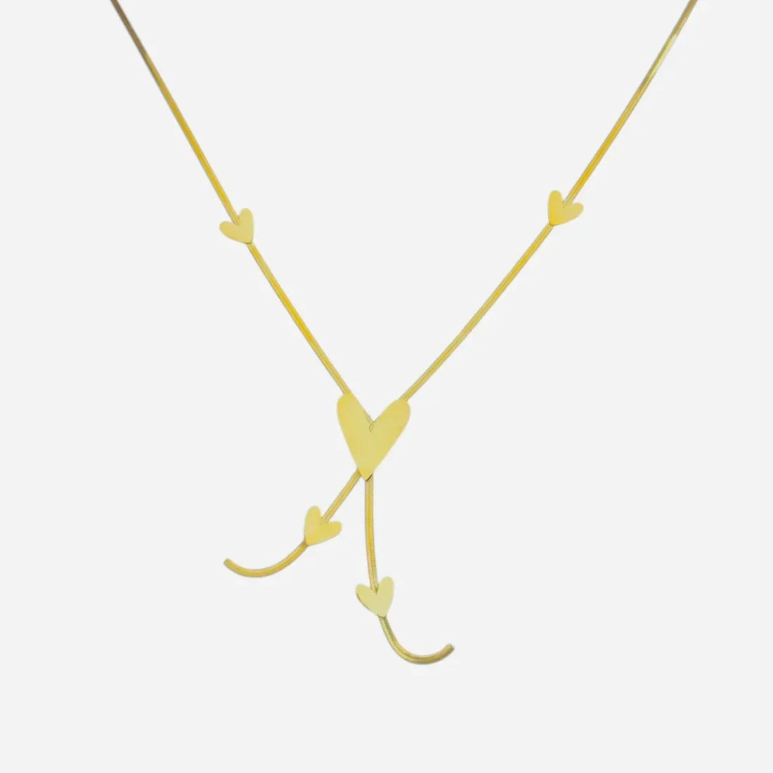 Long lover ketting goud