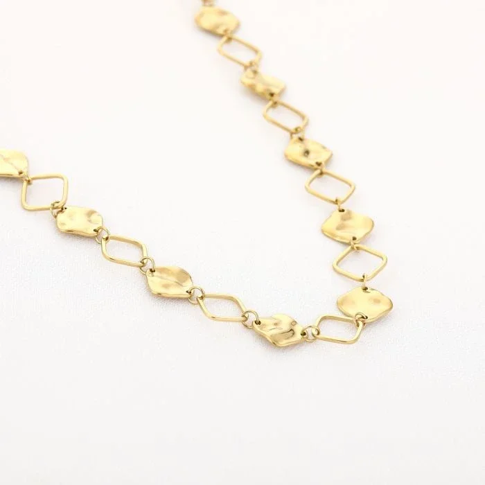 Connected ketting goud mini