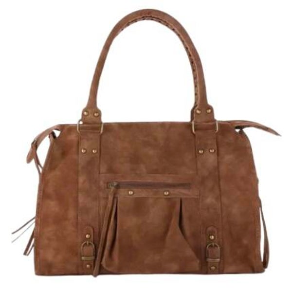 Retro tas bruin