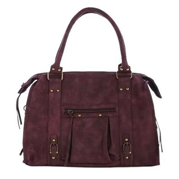 Retro tas bordeaux