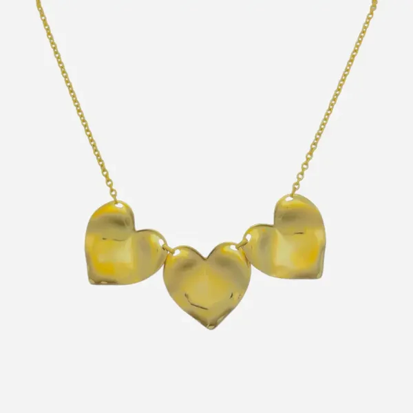 Statement love ketting goud