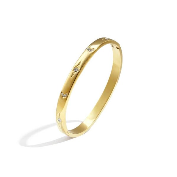 Starry night bangle goud