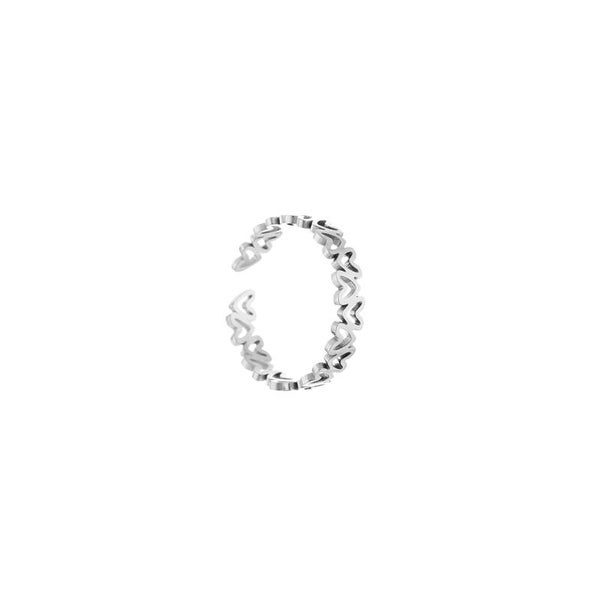 Mini heart ring zilver