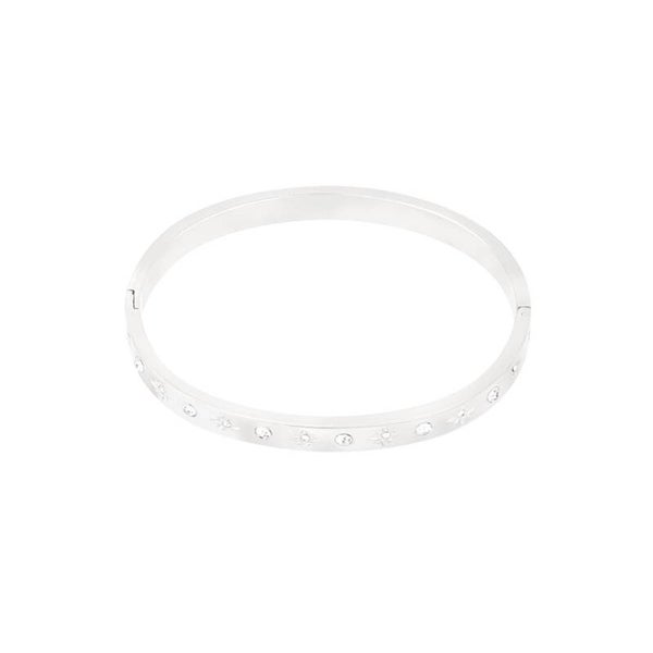 Shine bright bangle zilver