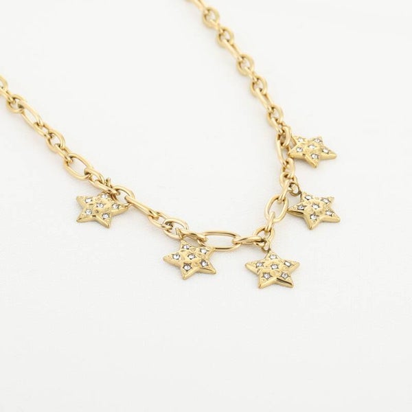 Sparkling stars ketting goud