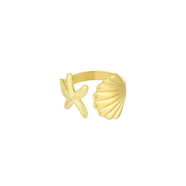 Summer vibes ring goud