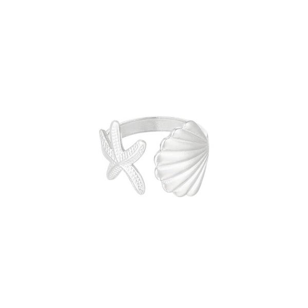 Summer vibes ring zilver