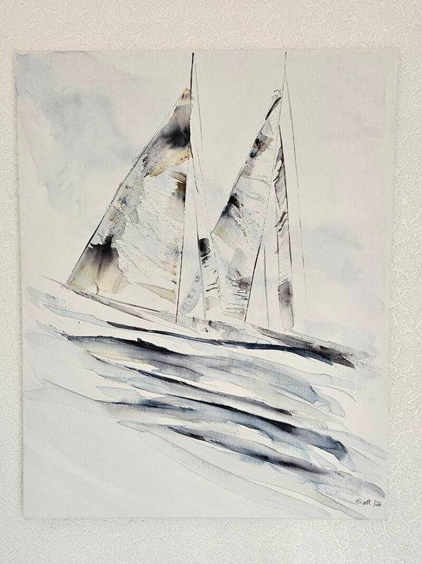 Aquarell auf Leinwand