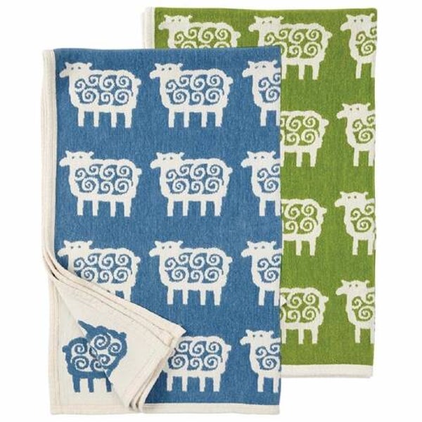 Klippan LEDIKANT Schaap - Bio Chenille Katoen 90x140 cm