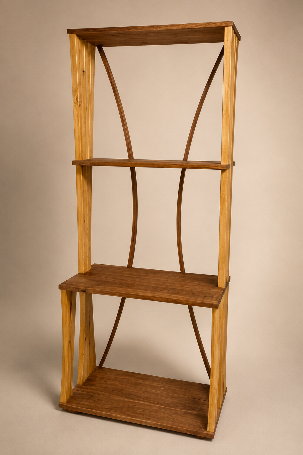Freestanding Open Display Shelf