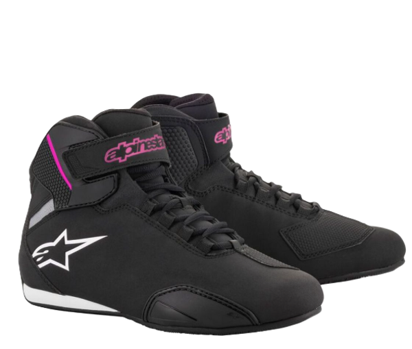 BASKETS ALPINESTARS FEMME STELLA SEKTOR NOIR/ROSE MOTO PAS CHER