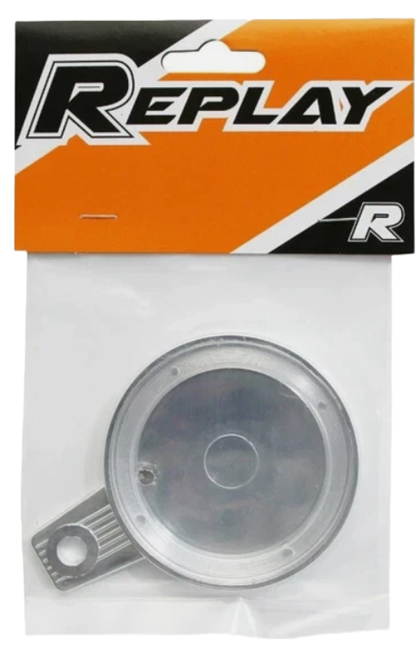 PORTE ASSURANCE PLASTIQUE ROND CHROME